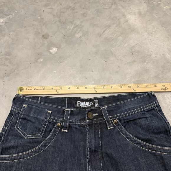 Shady LTD Jeans Men’s 32x30 Baggy Y2K Streetwear Hip Hop 90s Embroidered T643 - Picture 3 of 9